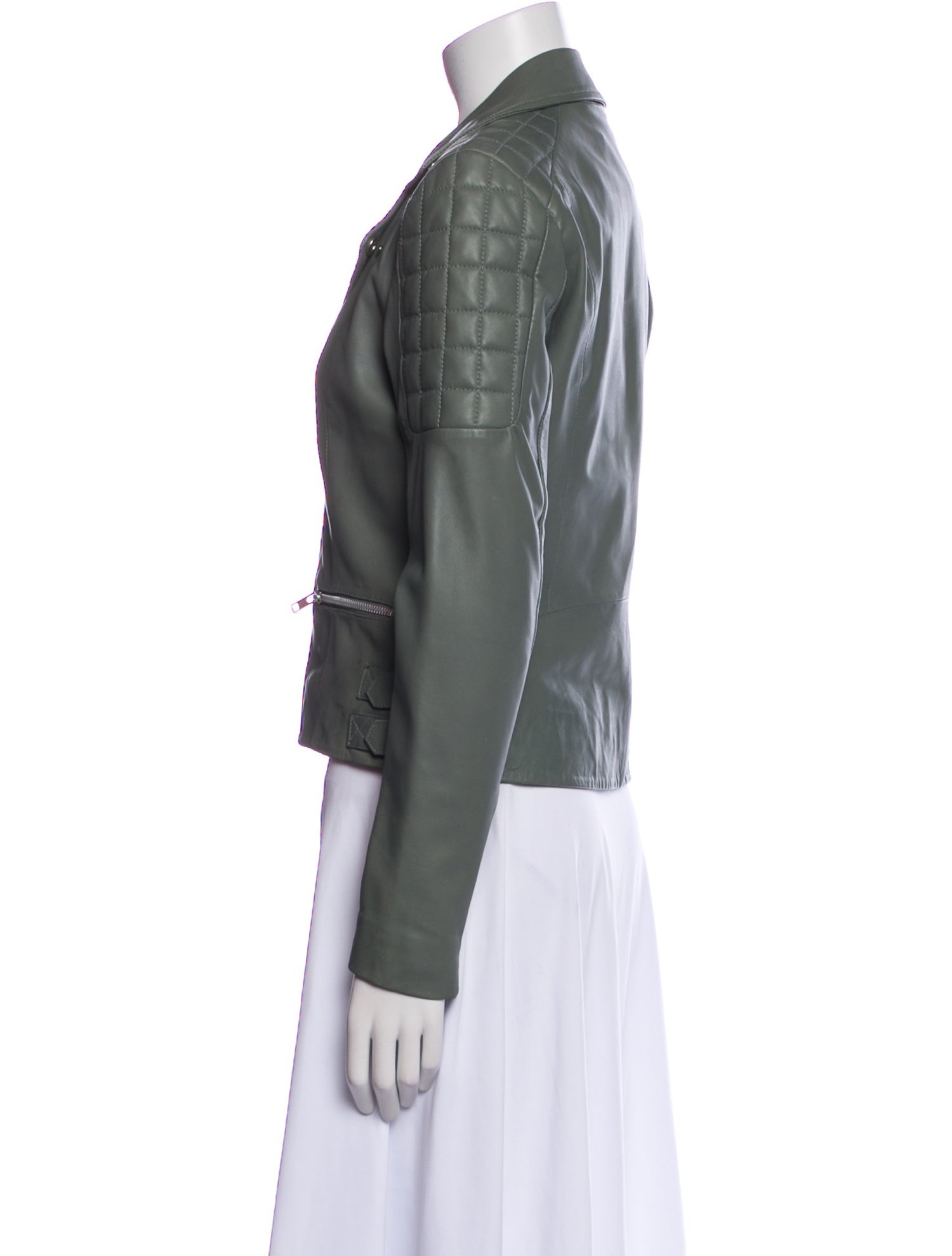 Muubaa Lamb Leather Biker Jacket