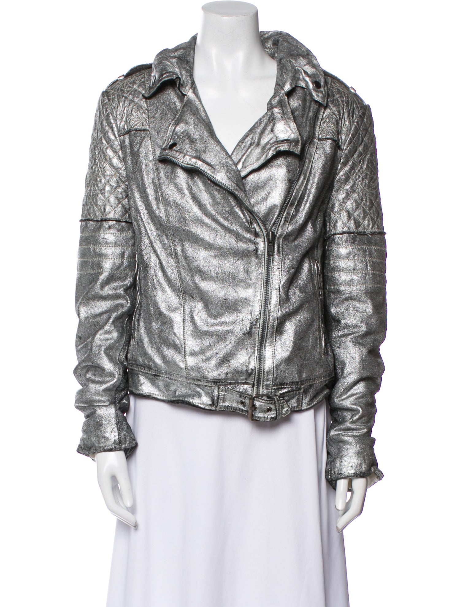 Muubaa Suede Biker Jacket