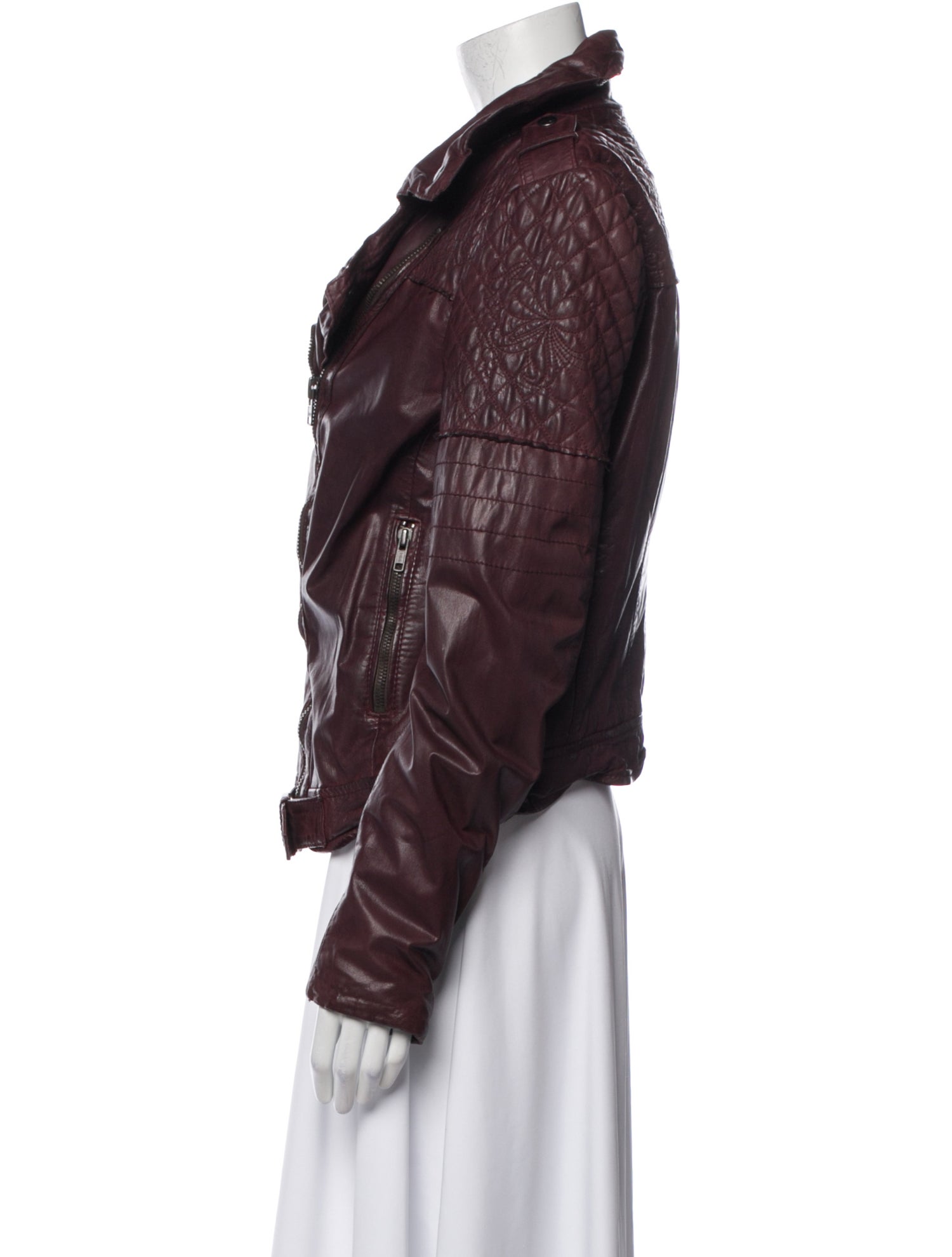 Muubaa Leather Biker Jacket