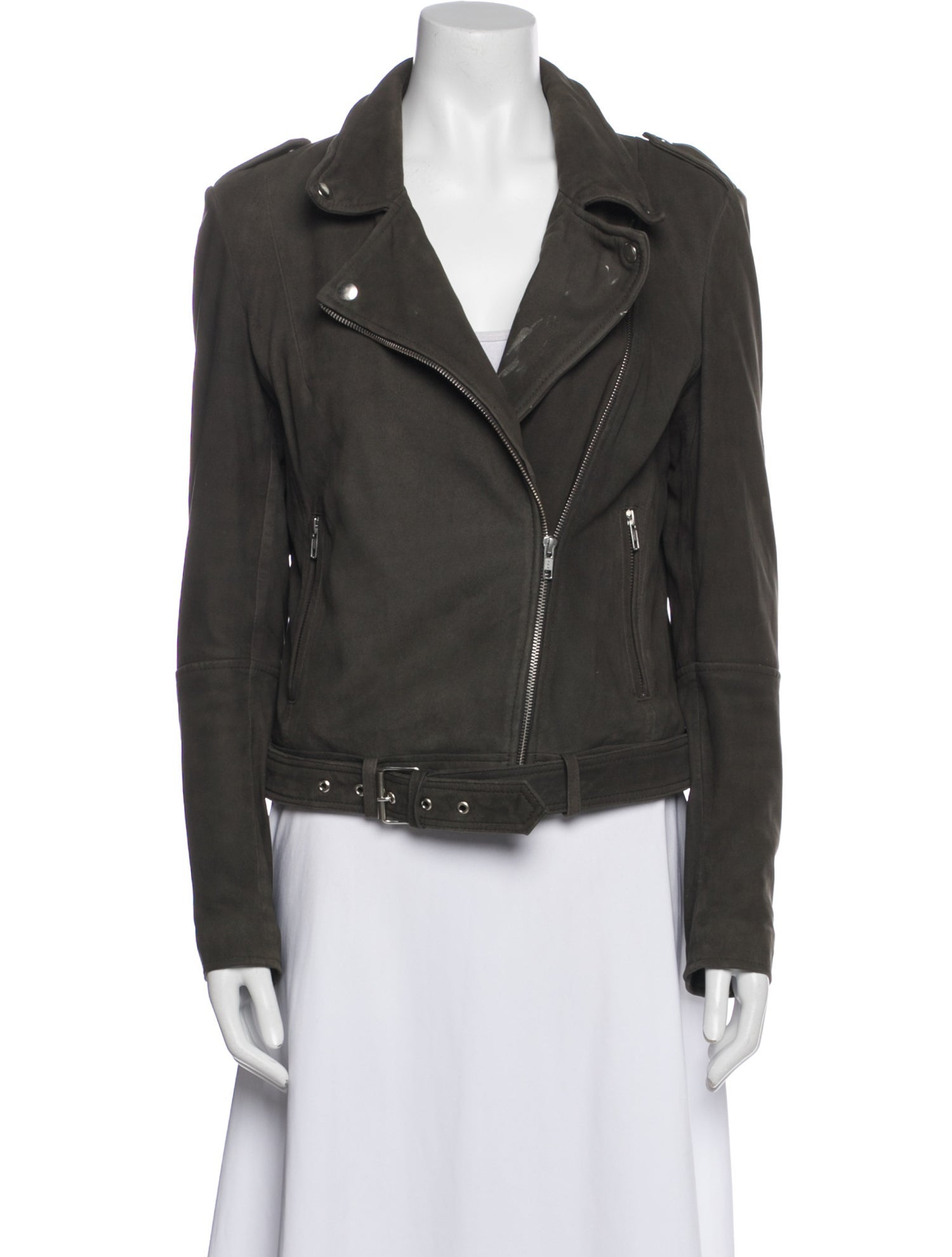 Muubaa Leather Biker Jacket