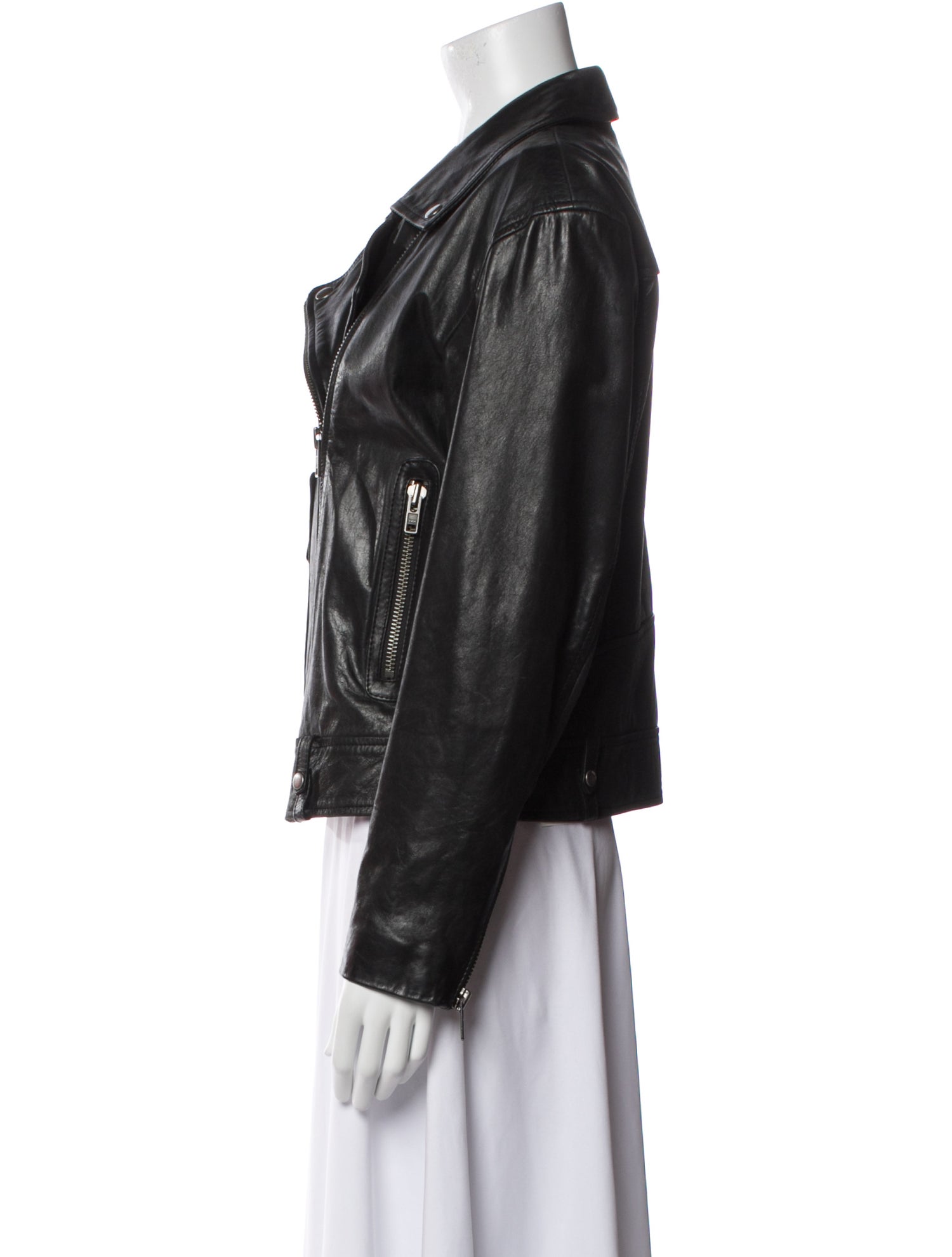 Muubaa Leather Biker Jacket
