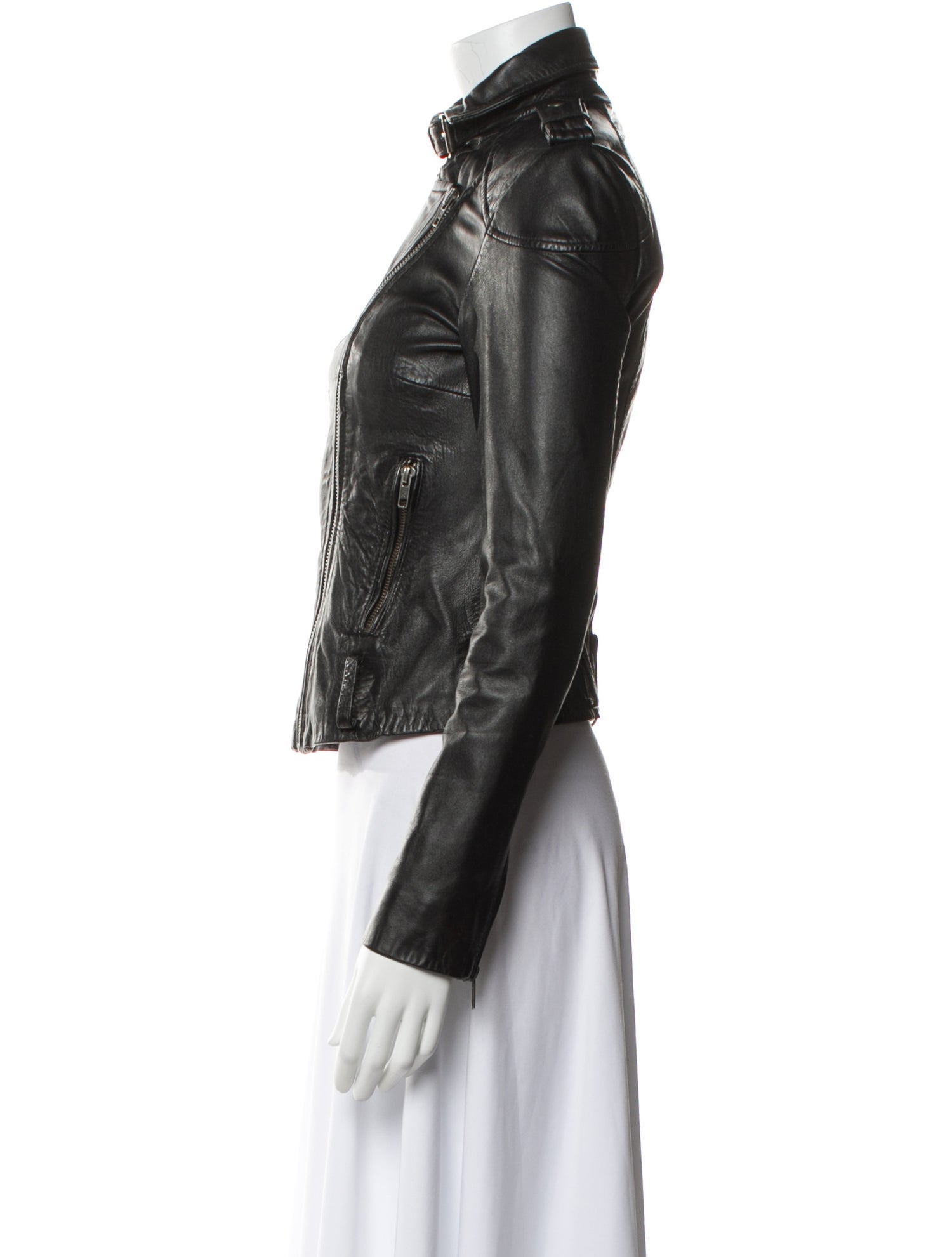 Muubaa Leather Biker Jacket