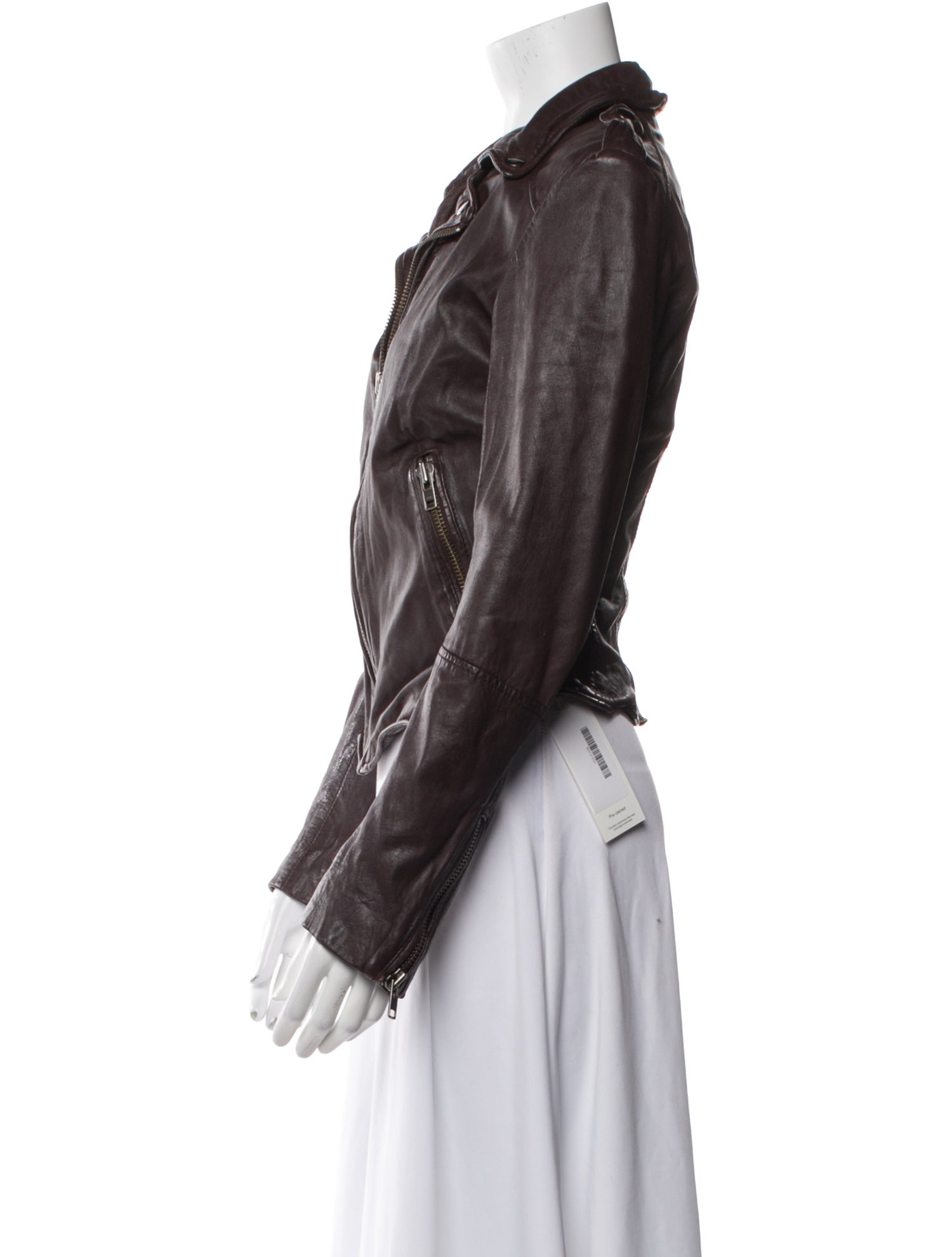 Muubaa Lamb Leather Biker Jacket