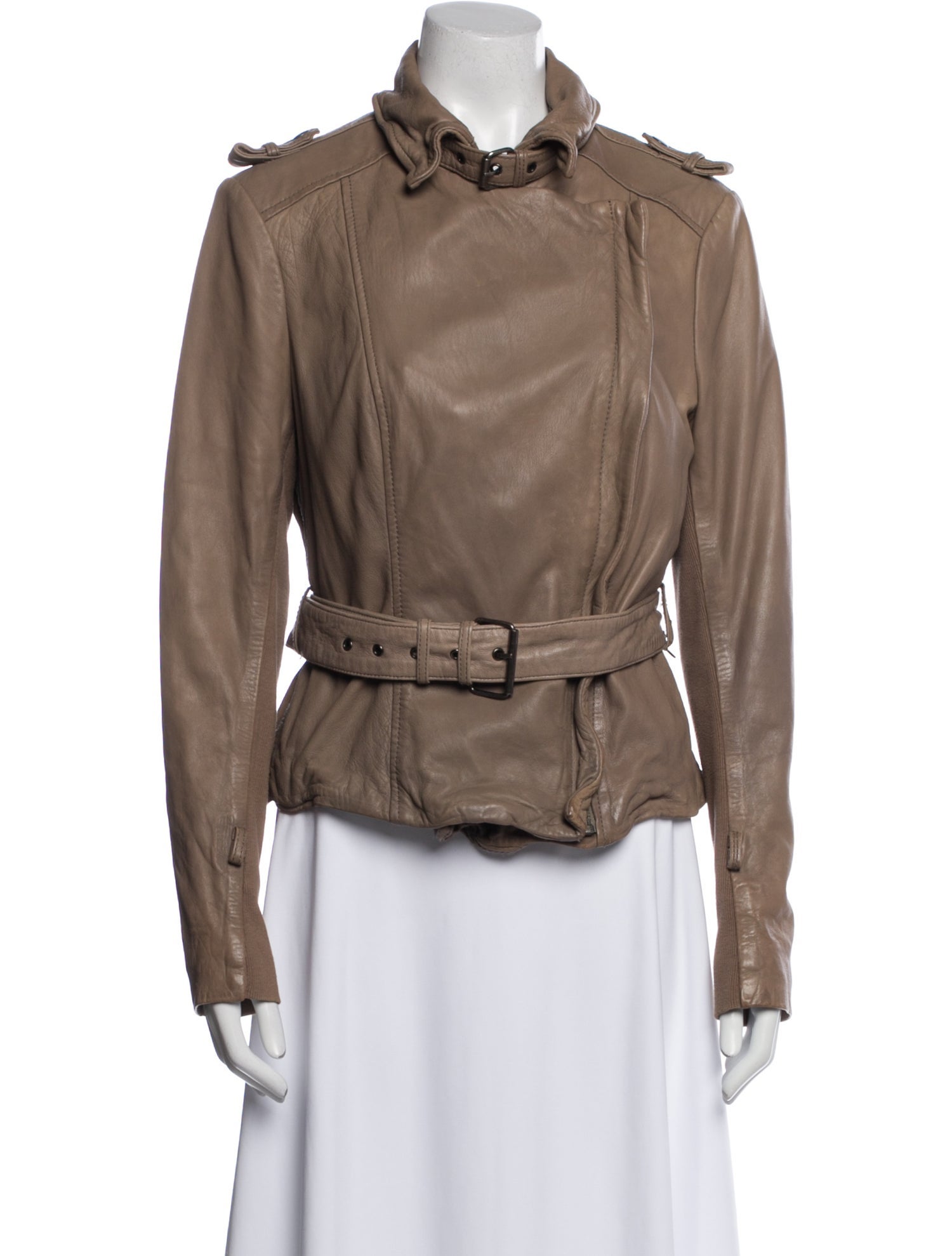 Muubaa Leather Biker Jacket