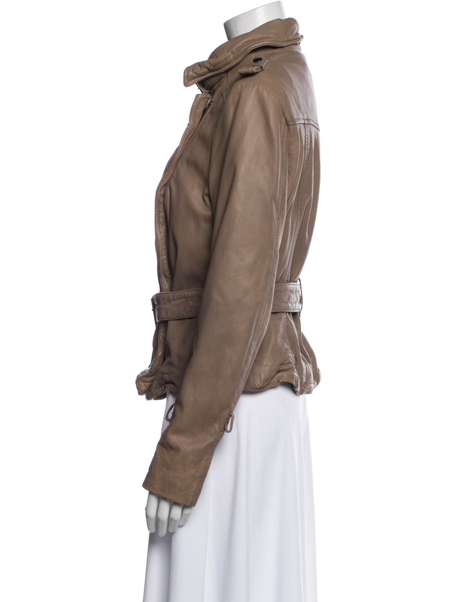 Muubaa Leather Biker Jacket