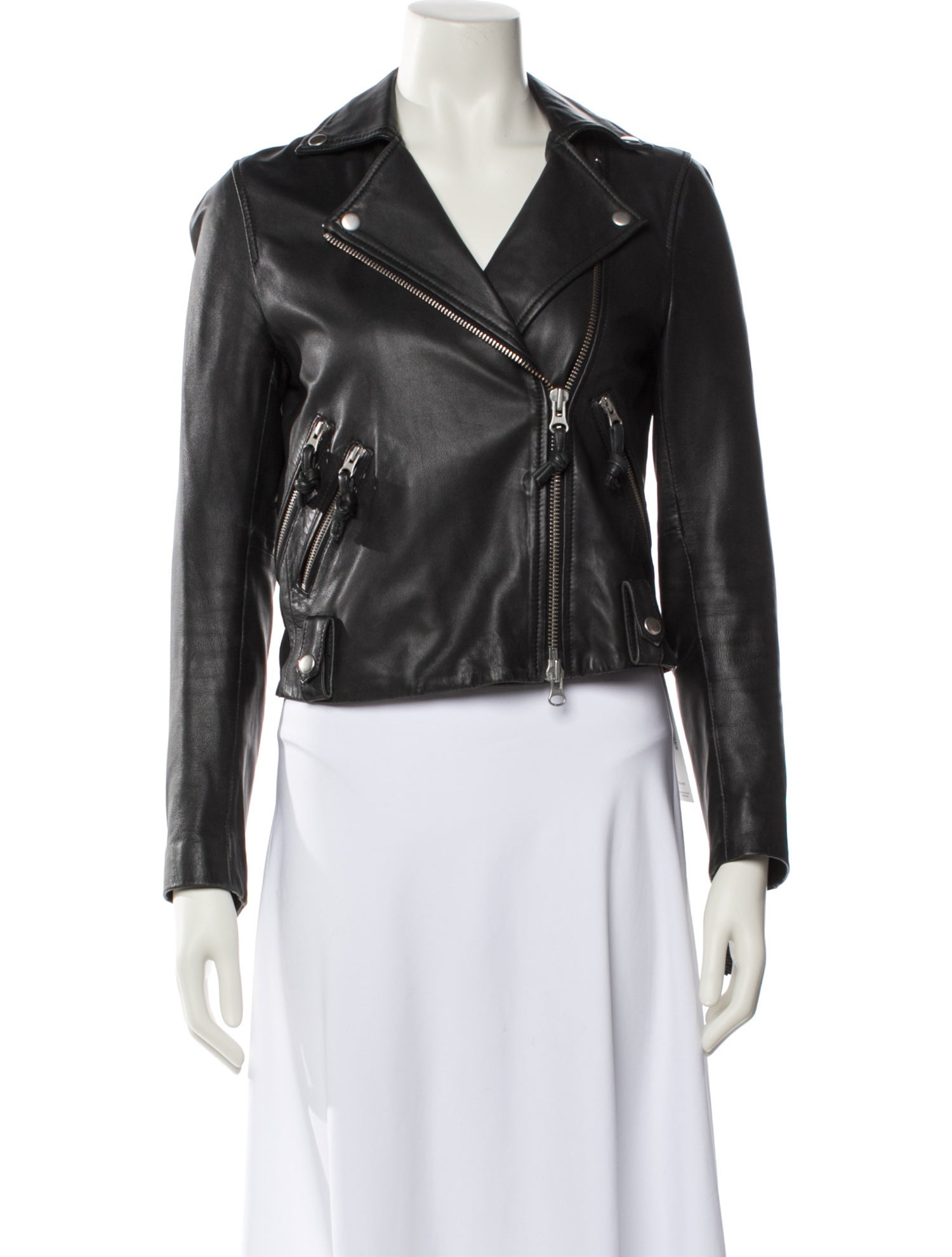 Muubaa Lamb Leather Biker Jacket