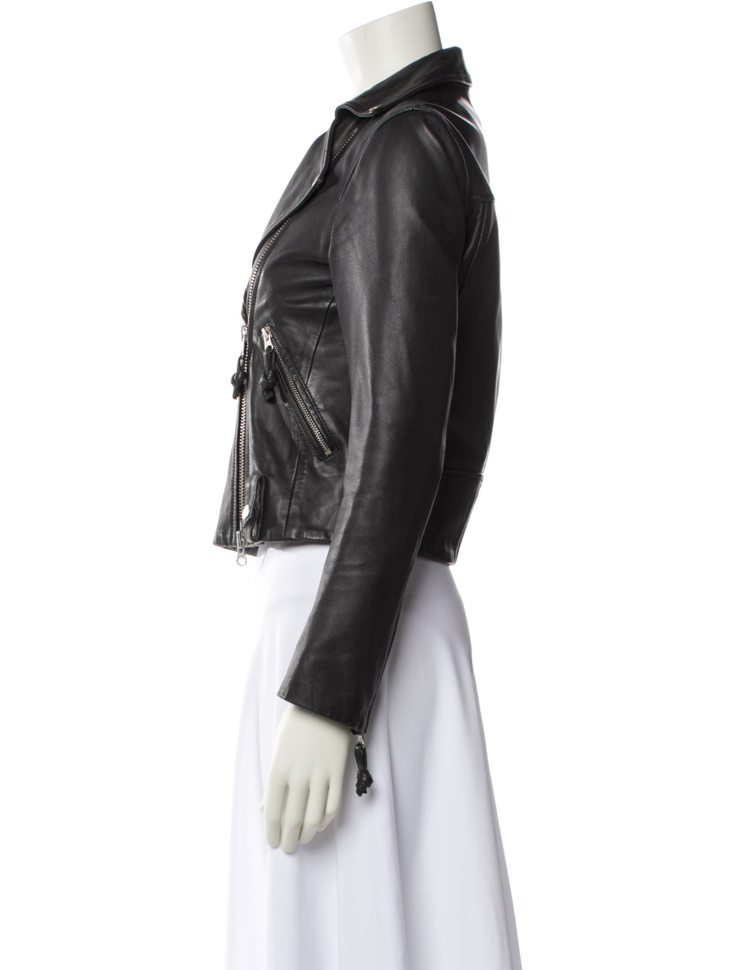 Muubaa Lamb Leather Biker Jacket