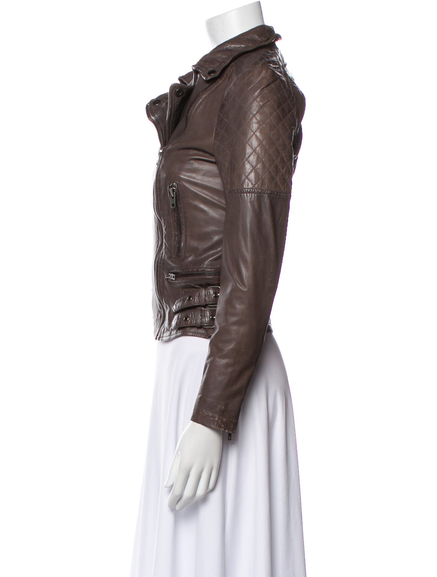 Muubaa Leather Biker Jacket