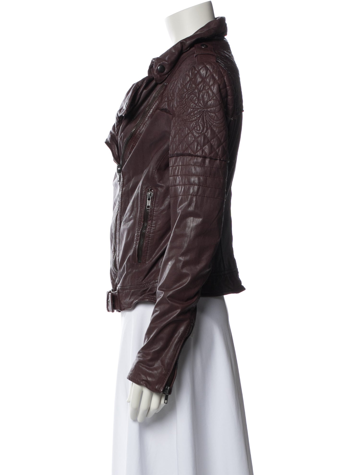 Muubaa Leather Biker Jacket