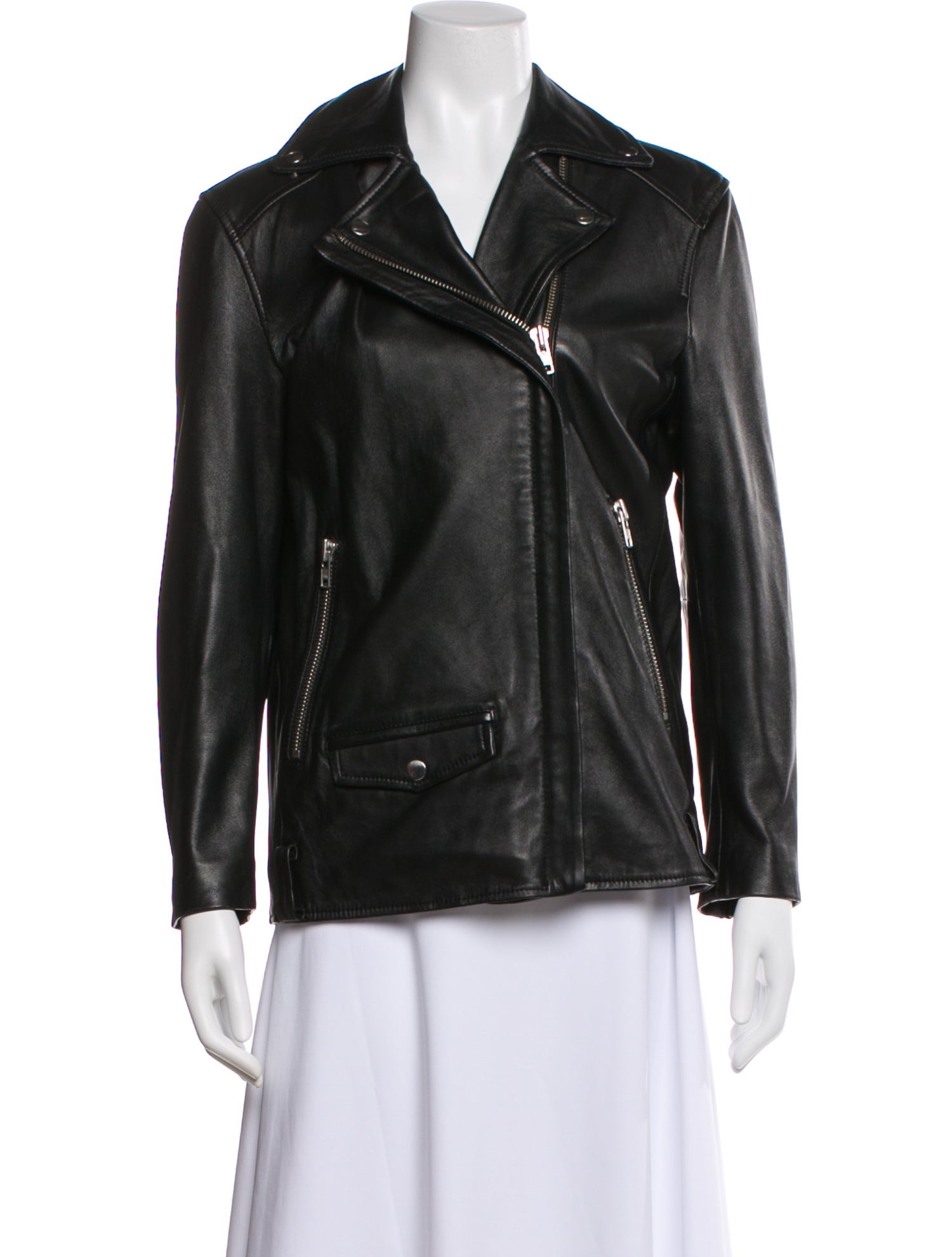 Muubaa Leather Biker Jacket
