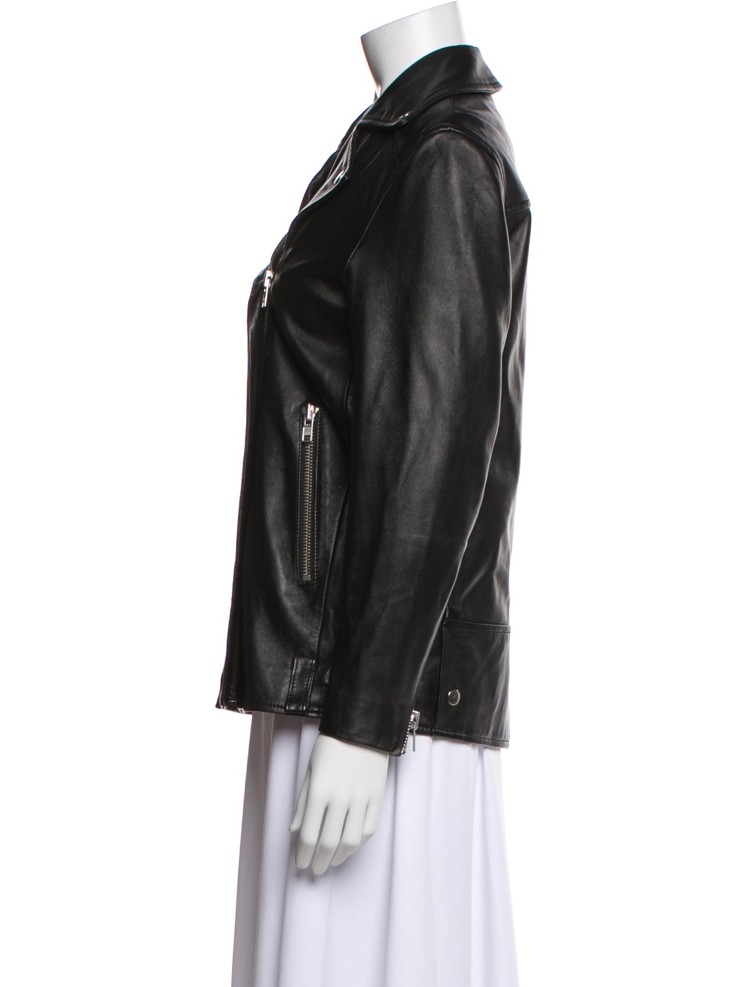 Muubaa Leather Biker Jacket