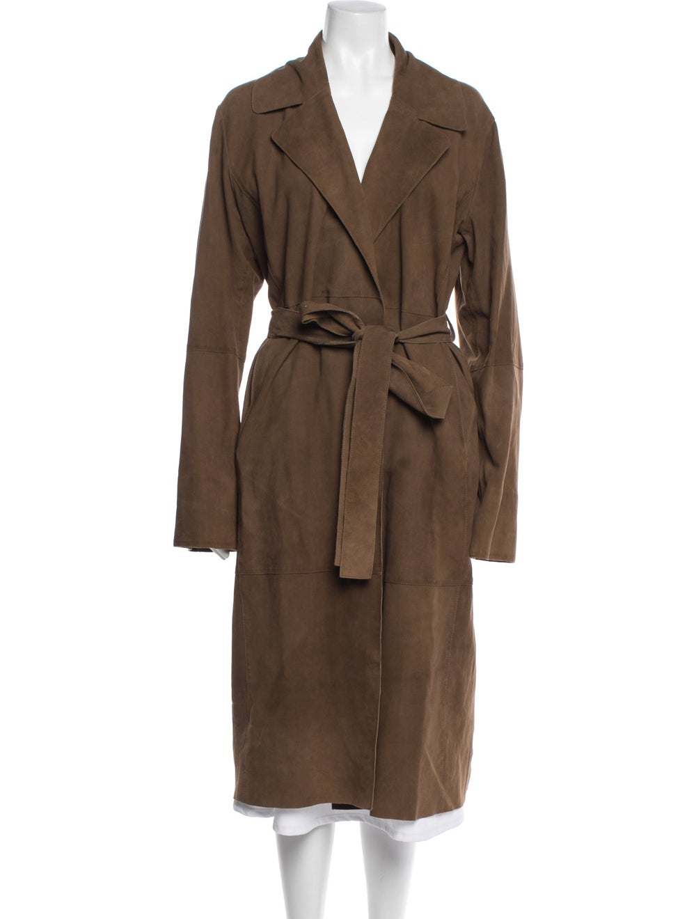 Muubaa Goat Leather Trench Coat