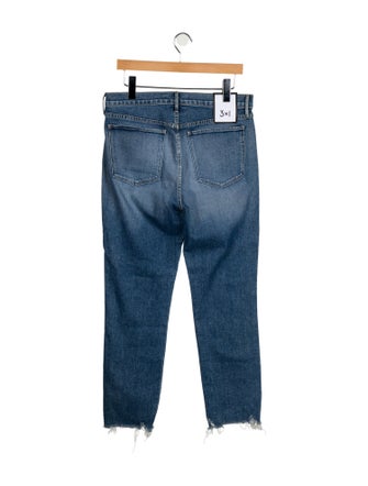 3x1 NYC Mid-Rise Straight Leg Jeans