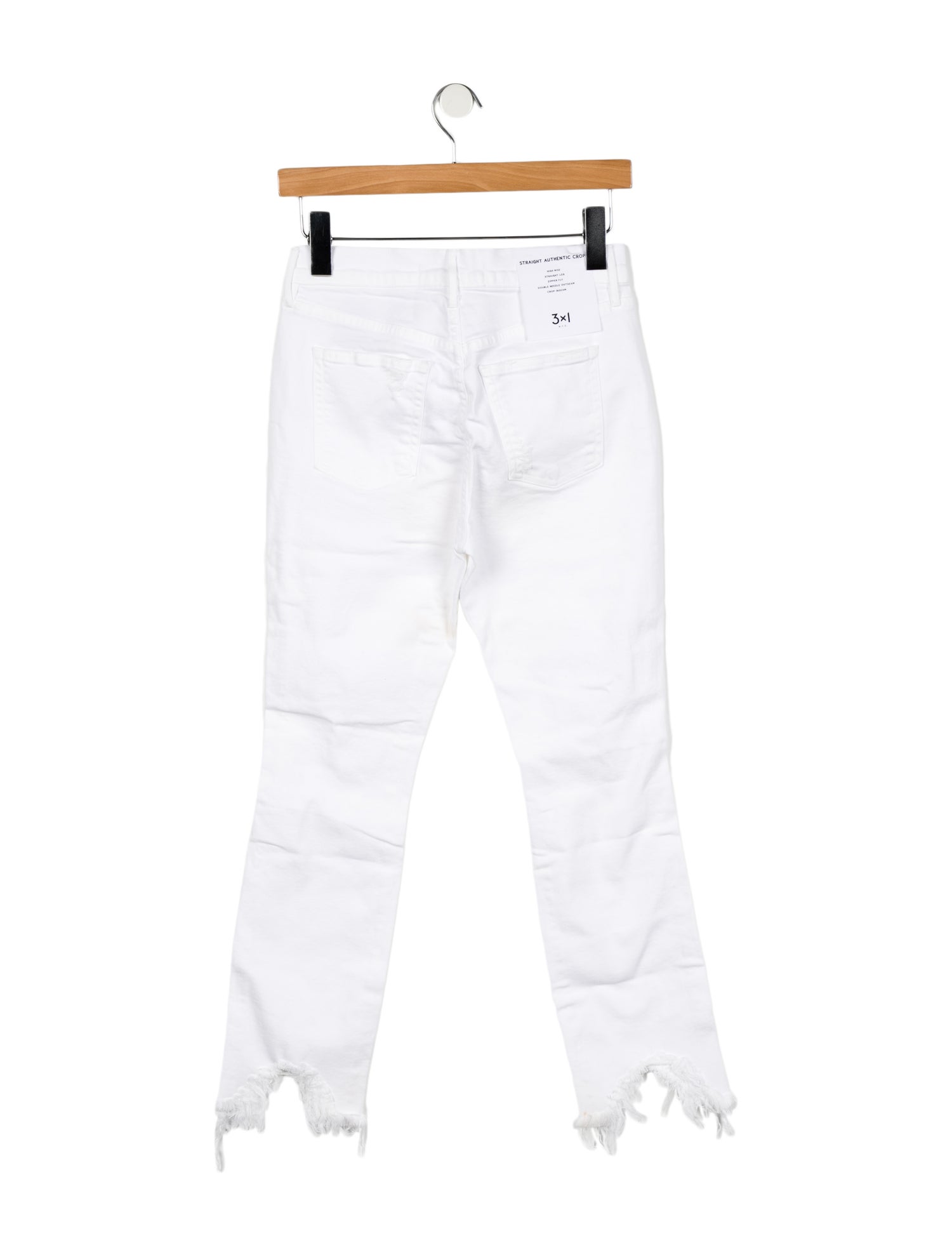 3x1 NYC Mid-Rise Straight Leg Jeans