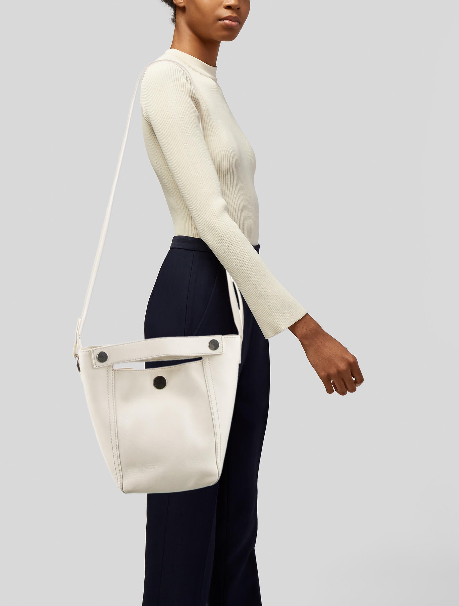 3.1 Phillip Lim Leather Bucket Bag