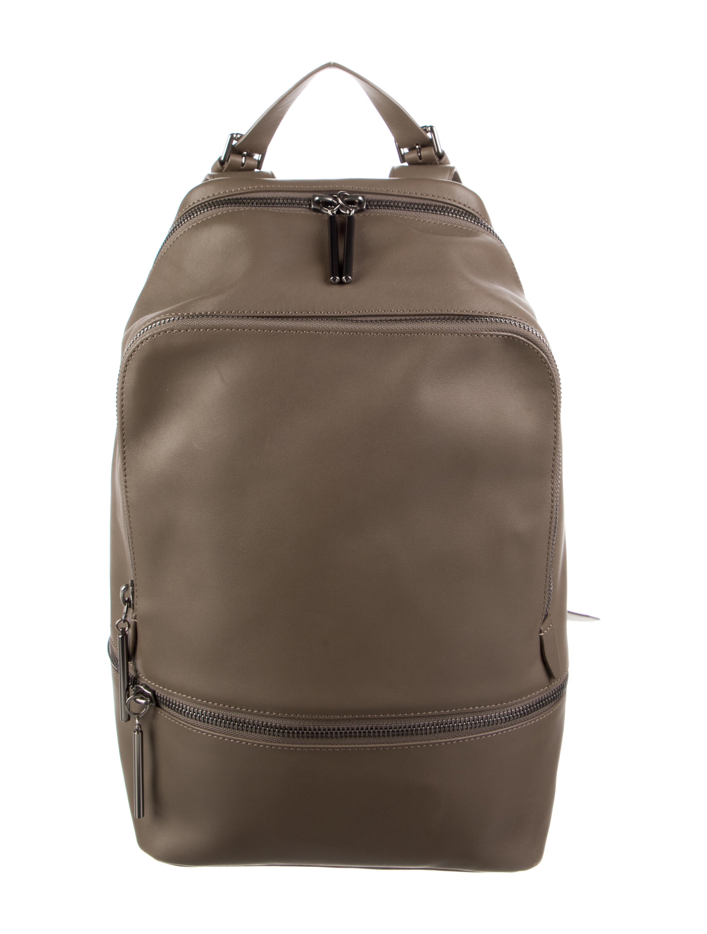 Opening Ceremony LeatherAccented Drawstring Backpack Black Backpacks