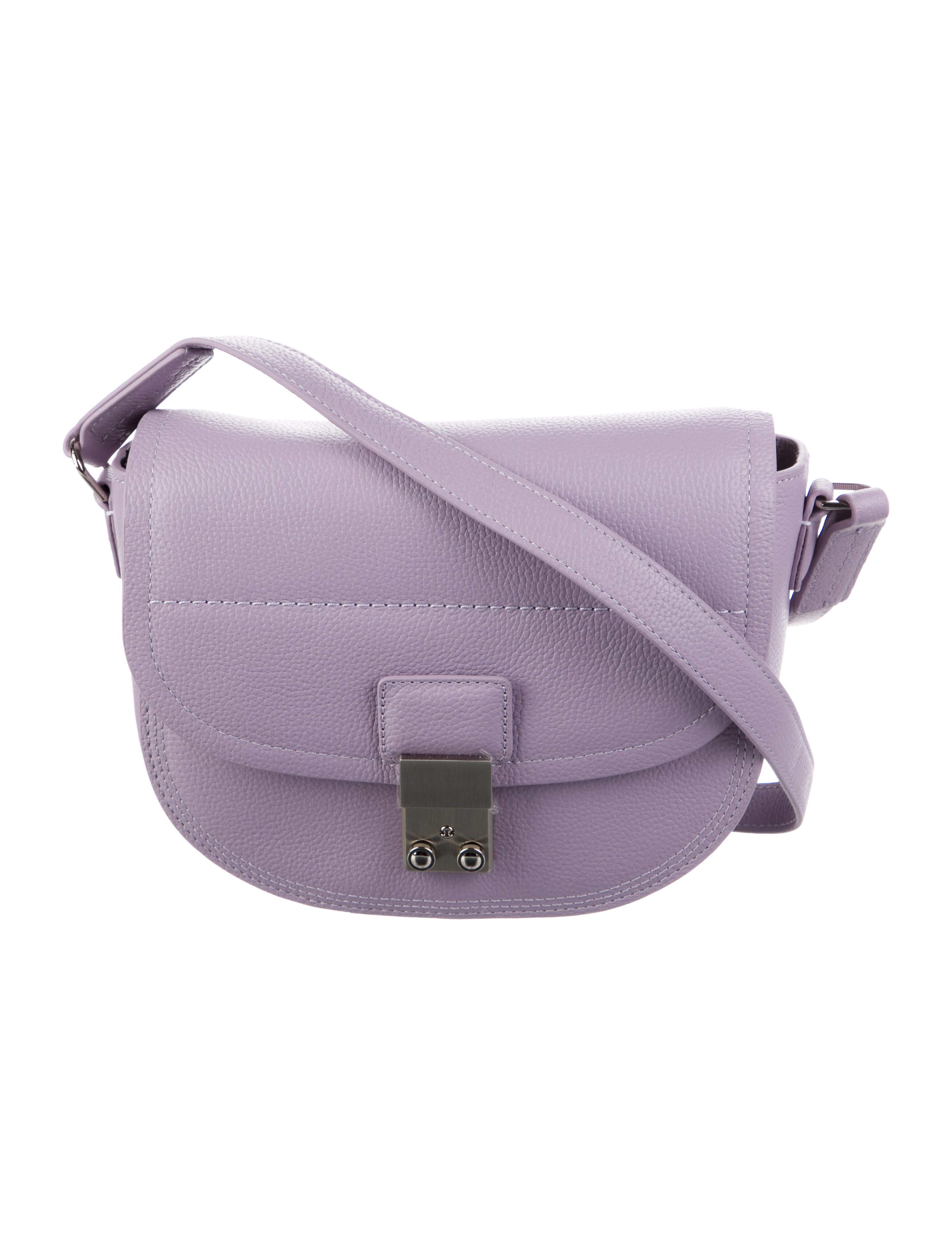 3.1 Phillip Lim Leather Crossbody Bag Purple Crossbody Bags, Handbags