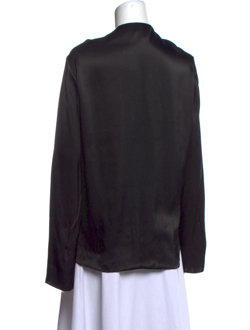 3.1 Phillip Lim Mock Neck Long Sleeve Blouse