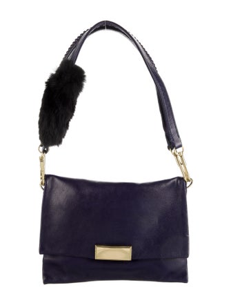 3.1 Phillip Lim Leather Whipstitch-Trimmed Shoulder Bag