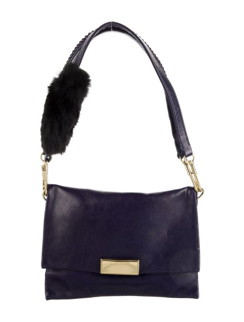 3.1 Phillip Lim Leather Whipstitch-Trimmed Shoulder Bag
