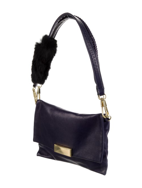 3.1 Phillip Lim Leather Whipstitch-Trimmed Shoulder Bag