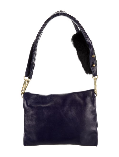 3.1 Phillip Lim Leather Whipstitch-Trimmed Shoulder Bag