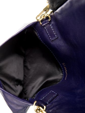 3.1 Phillip Lim Leather Whipstitch-Trimmed Shoulder Bag