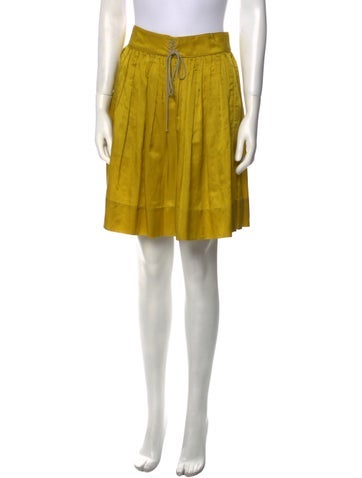 3.1 Phillip Lim Skirts Pleated Accents Knee-Length Skirt US 4 | S