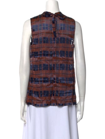 3.1 Phillip Lim Printed Crew Neck Top