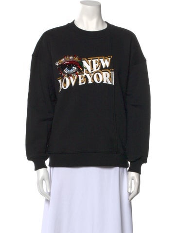 3.1 Phillip Lim Tops Graphic Print Crew Neck Sweatshirt XS