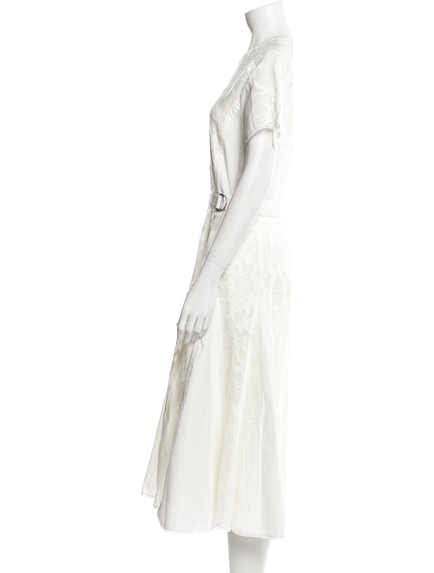 3.1 Phillip Lim Crew Neck Midi Length Dress