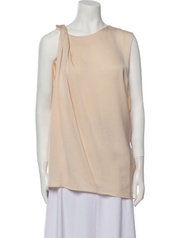 3.1 Phillip Lim Tops Bateau Neckline Sleeveless Top L