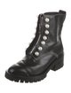 3.1 Phillip Lim Leather Beaded Accents Combat Boots