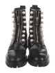3.1 Phillip Lim Leather Beaded Accents Combat Boots