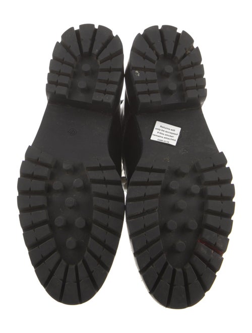 3.1 Phillip Lim Leather Beaded Accents Combat Boots