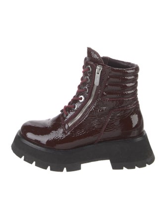 3.1 Phillip Lim Patent Leather Combat Boots