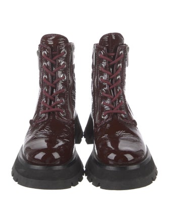 3.1 Phillip Lim Patent Leather Combat Boots