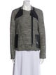 3.1 Phillip Lim Wool Houndstooth Print Evening Jacket