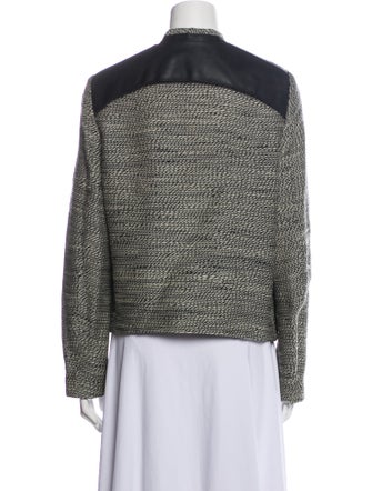 3.1 Phillip Lim Wool Houndstooth Print Evening Jacket