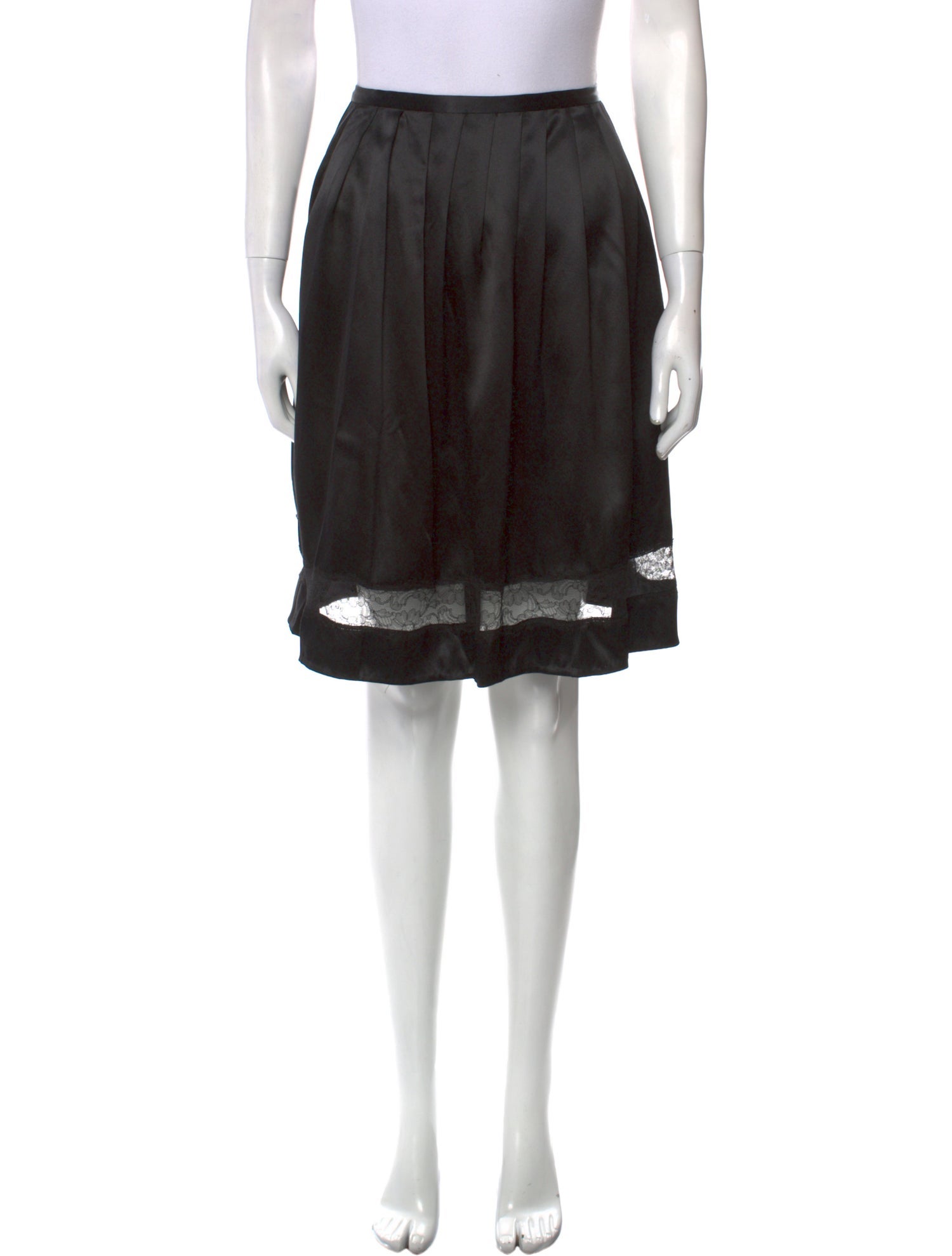 3.1 Phillip Lim Silk Knee-Length Skirt