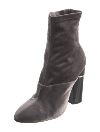 3.1 Phillip Lim Velvet Sock Boots