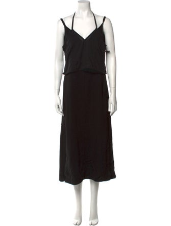 3.1 Phillip Lim V-Neck Midi Length Dress