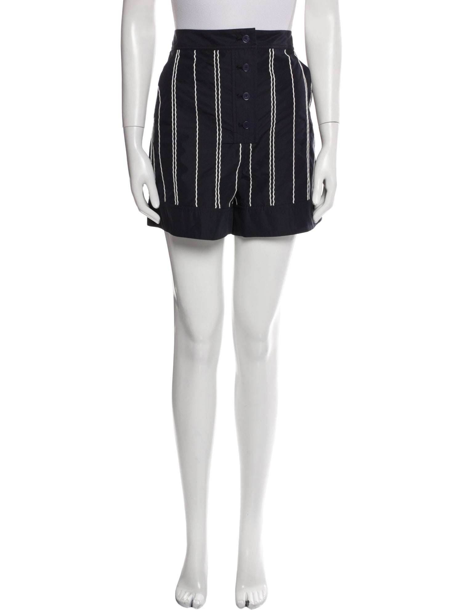 3.1 Phillip Lim Striped Mini Shorts w/ Tags