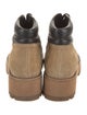 3.1 Phillip Lim Suede Leather Trim Embellishment Lace-Up Boots