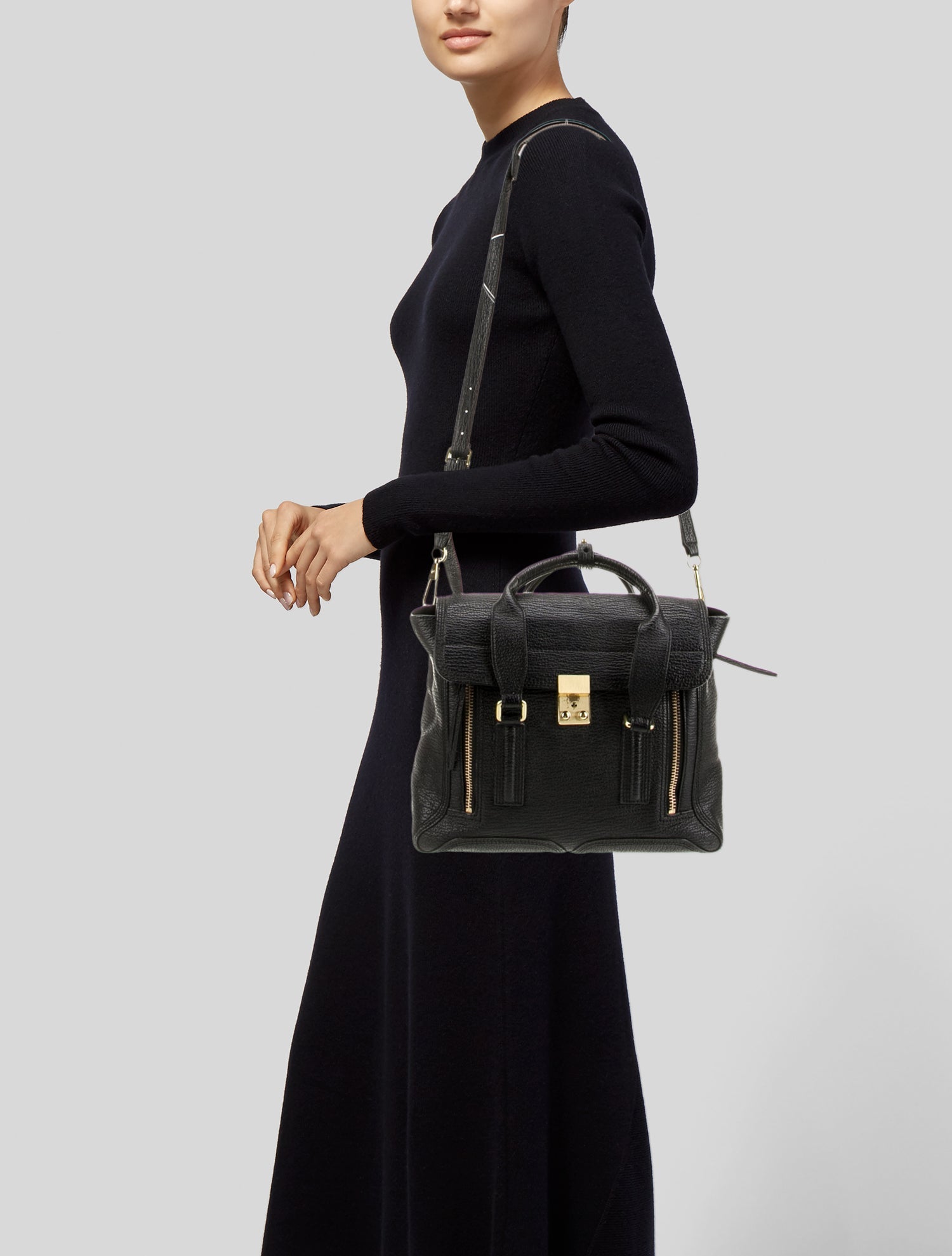 3.1 Phillip Lim Leather Top Handle Bag