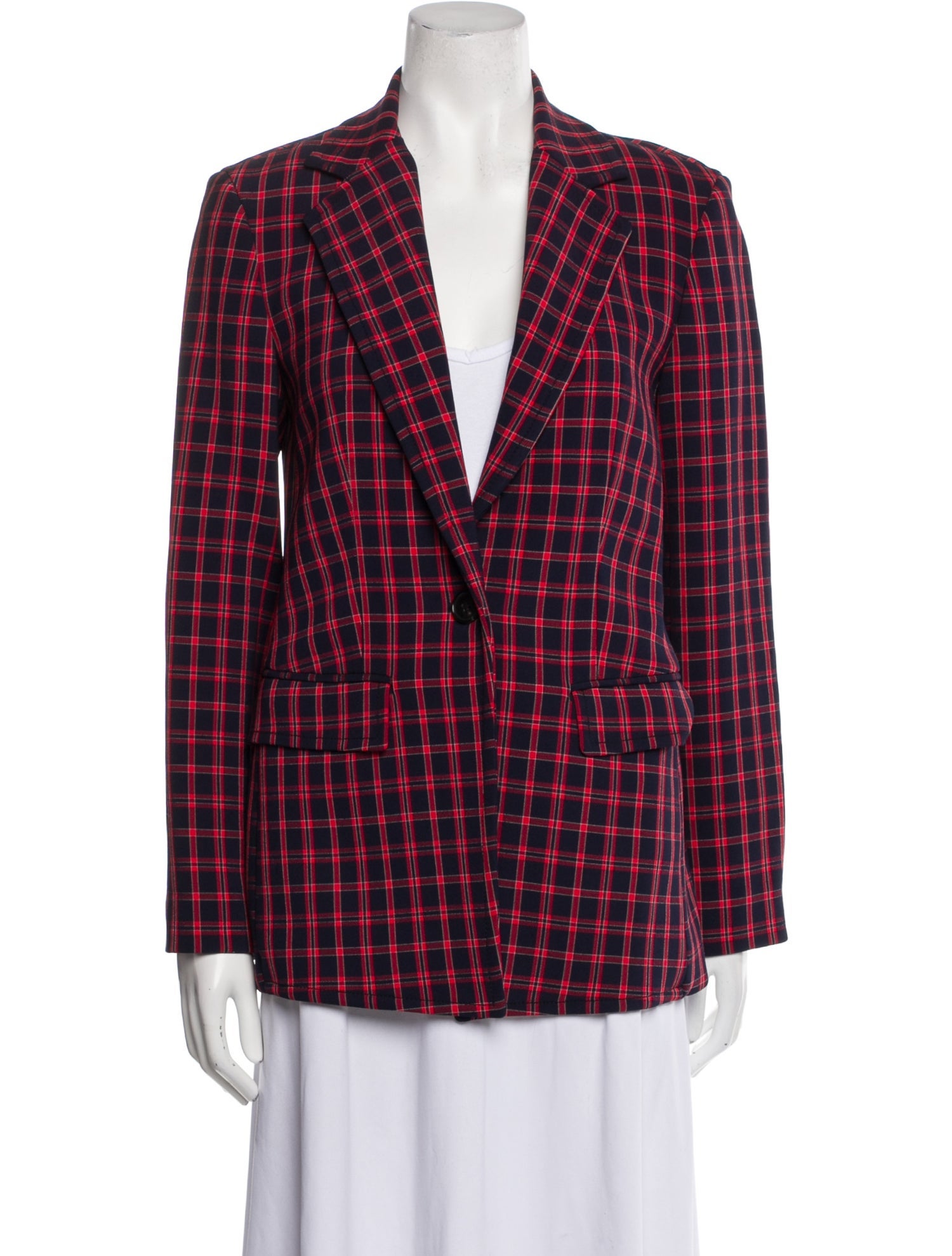 3.1 Phillip Lim Plaid Print Blazer