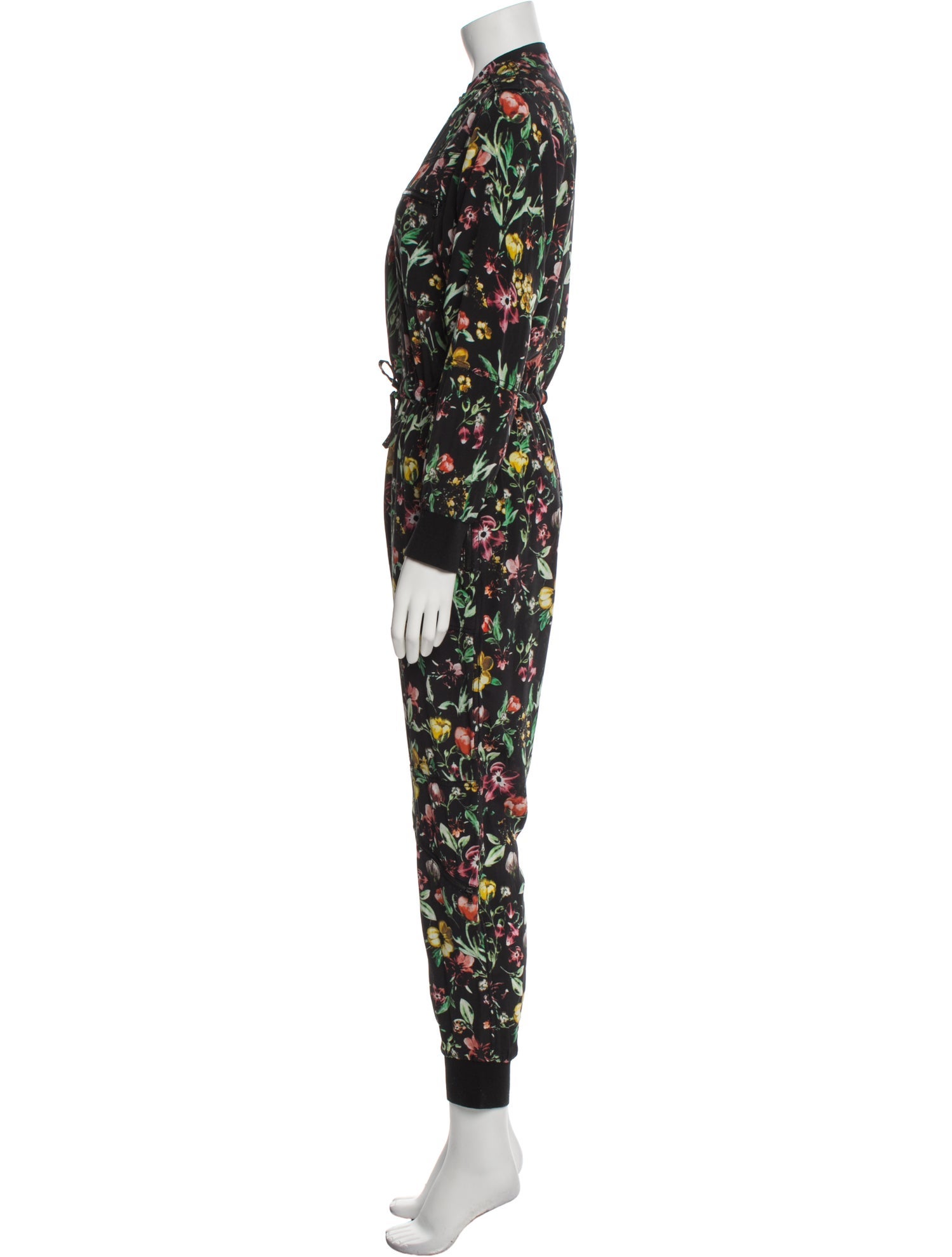 3.1 Phillip Lim Silk Floral Print Jumpsuit
