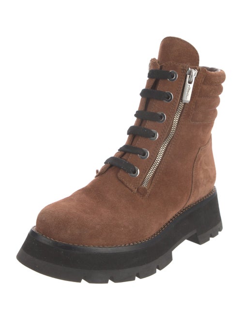 3.1 Phillip Lim Suede Combat Boots