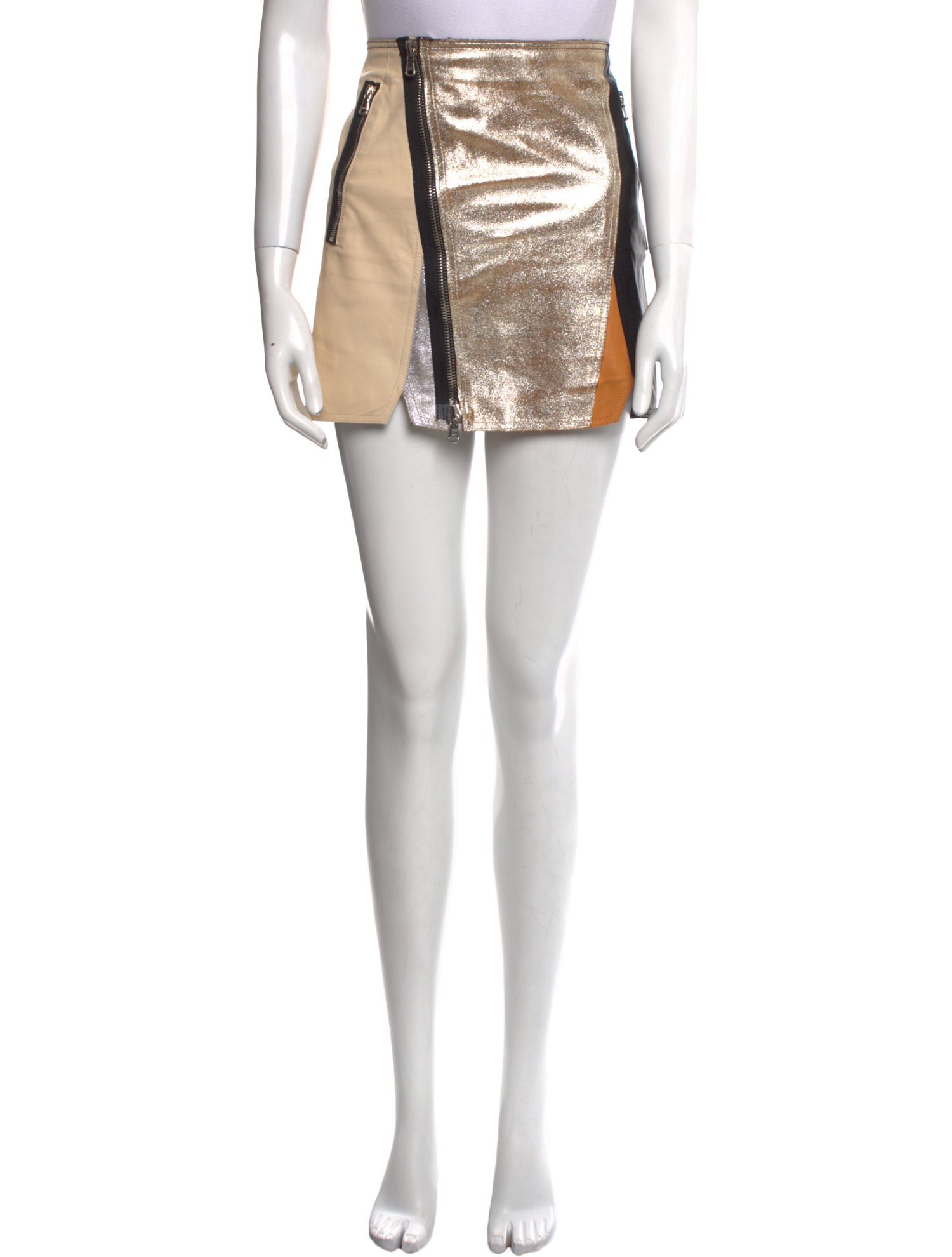 3.1 Phillip Lim Leather Mini Skirt