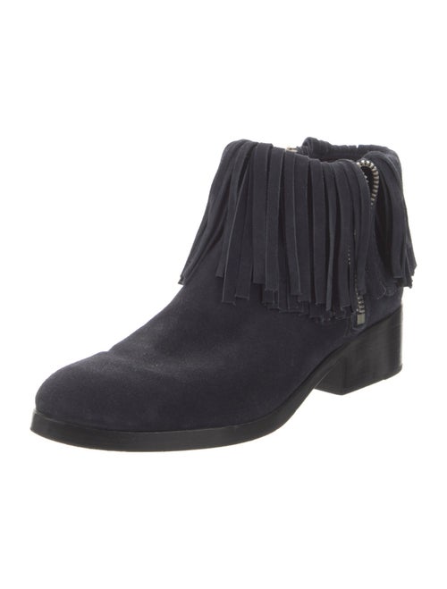 3.1 Phillip Lim Suede Fringe Trim Accent Boots